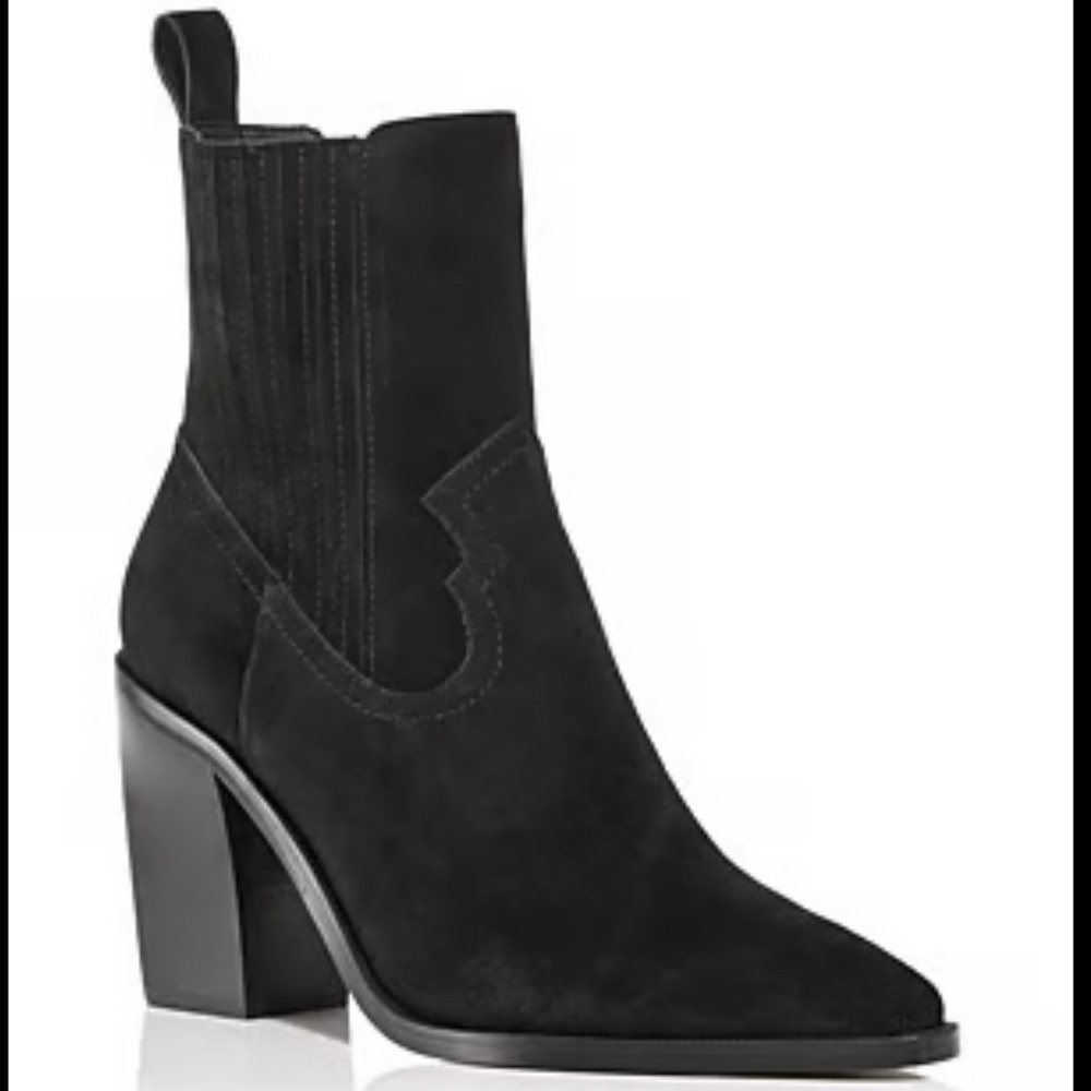 Aqua Women's Marli Pointed Toe High Heel Booties